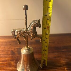 Solid Brass Carousel Horse Bell